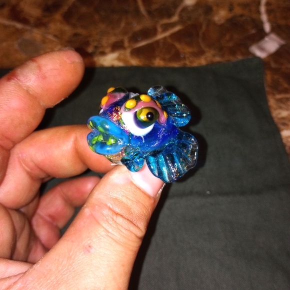 Murano glass fish (10-14k gold) - Picture 1 of 8